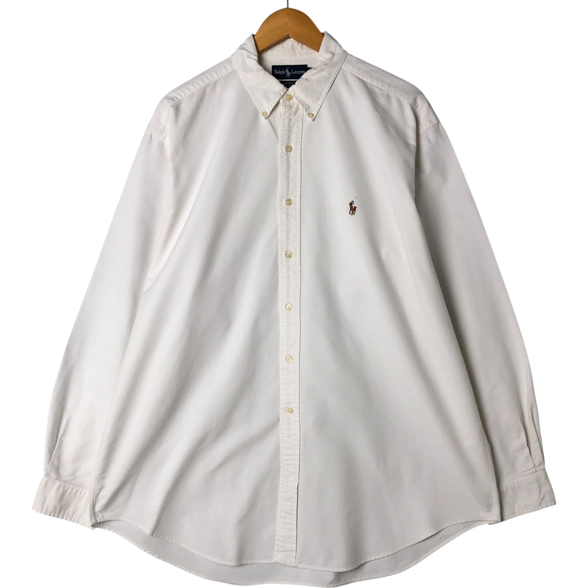 古着 ラルフローレン Ralph Lauren YARMOUTH 長袖 ボタンダウンシャツ メンズXL相当/eaa560113