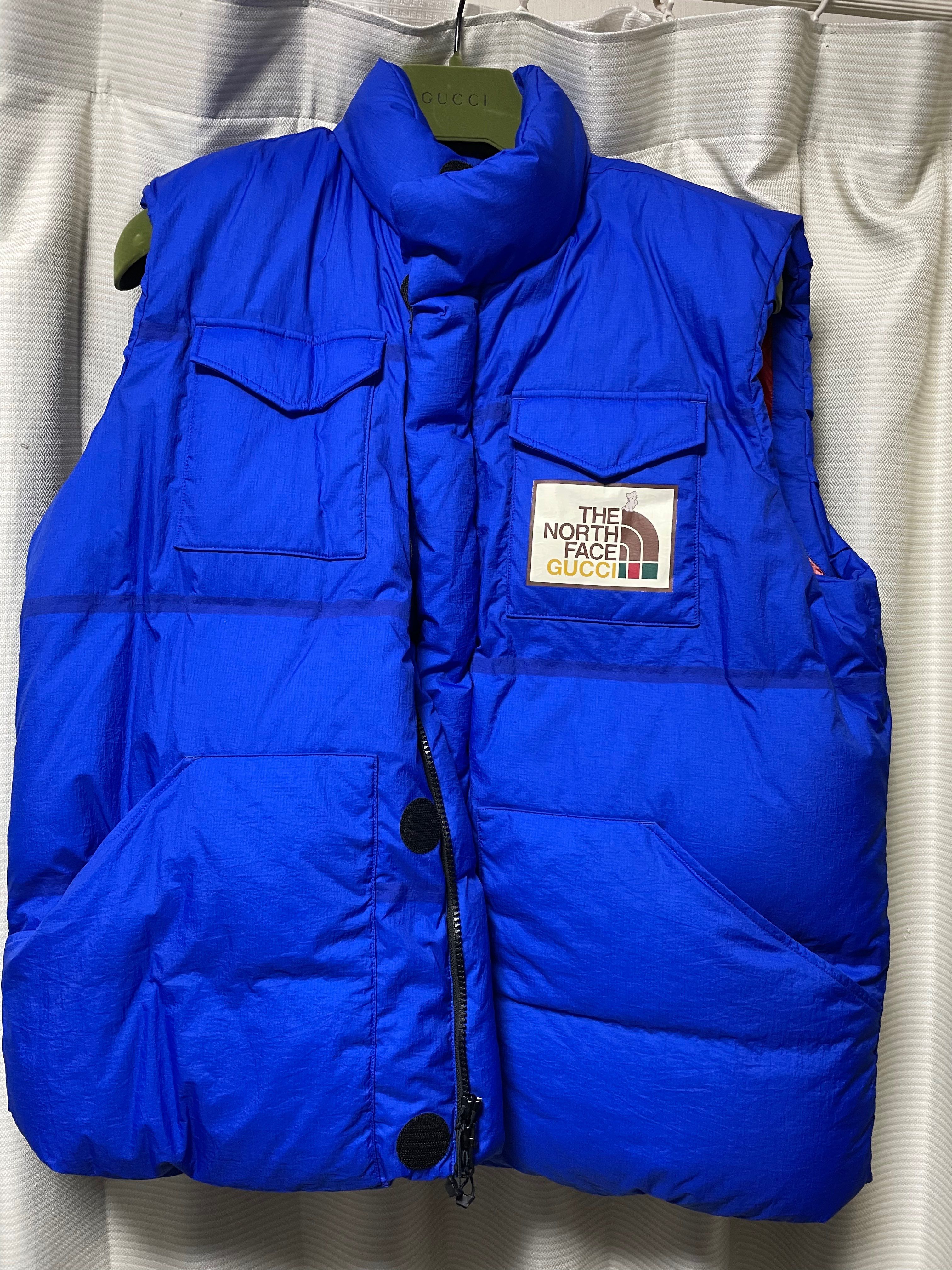 Gucci x The North Face Down Vest "Blue"