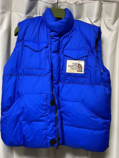 Gucci x The North Face Down Vest "Blue"