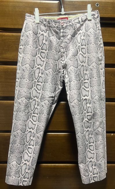 Supreme Snake Print Chino Pant "Pale Pink"