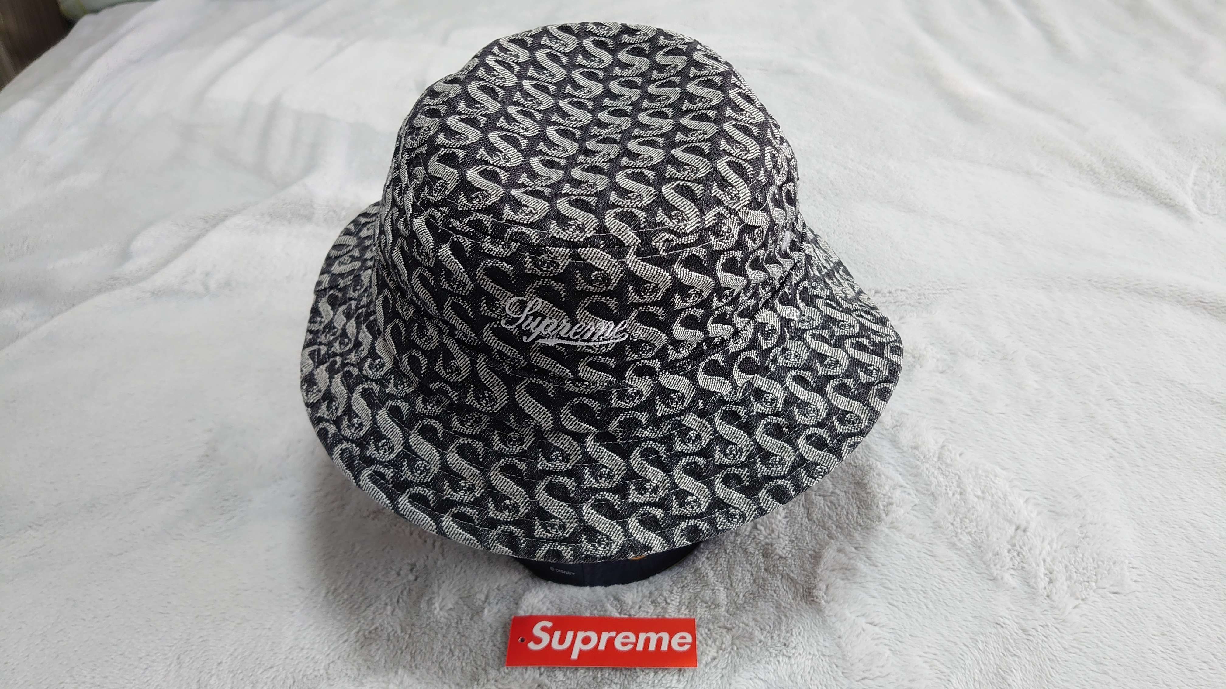 Supreme Monogram Denim Crusher "Black"