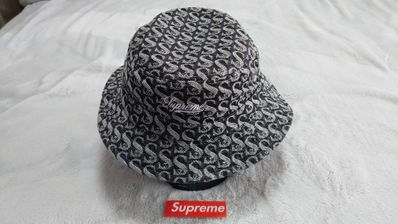 Supreme Monogram Denim Crusher "Black"