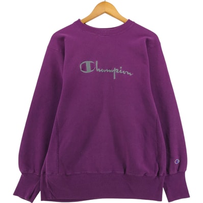 古着 90年代 チャンピオン Champion REVERSE WEAVE リバースウィーブ 刺繍タグ ロゴスウェットシャツ トレーナー USA製 メンズL相当 ヴィンテージ/eaa538318