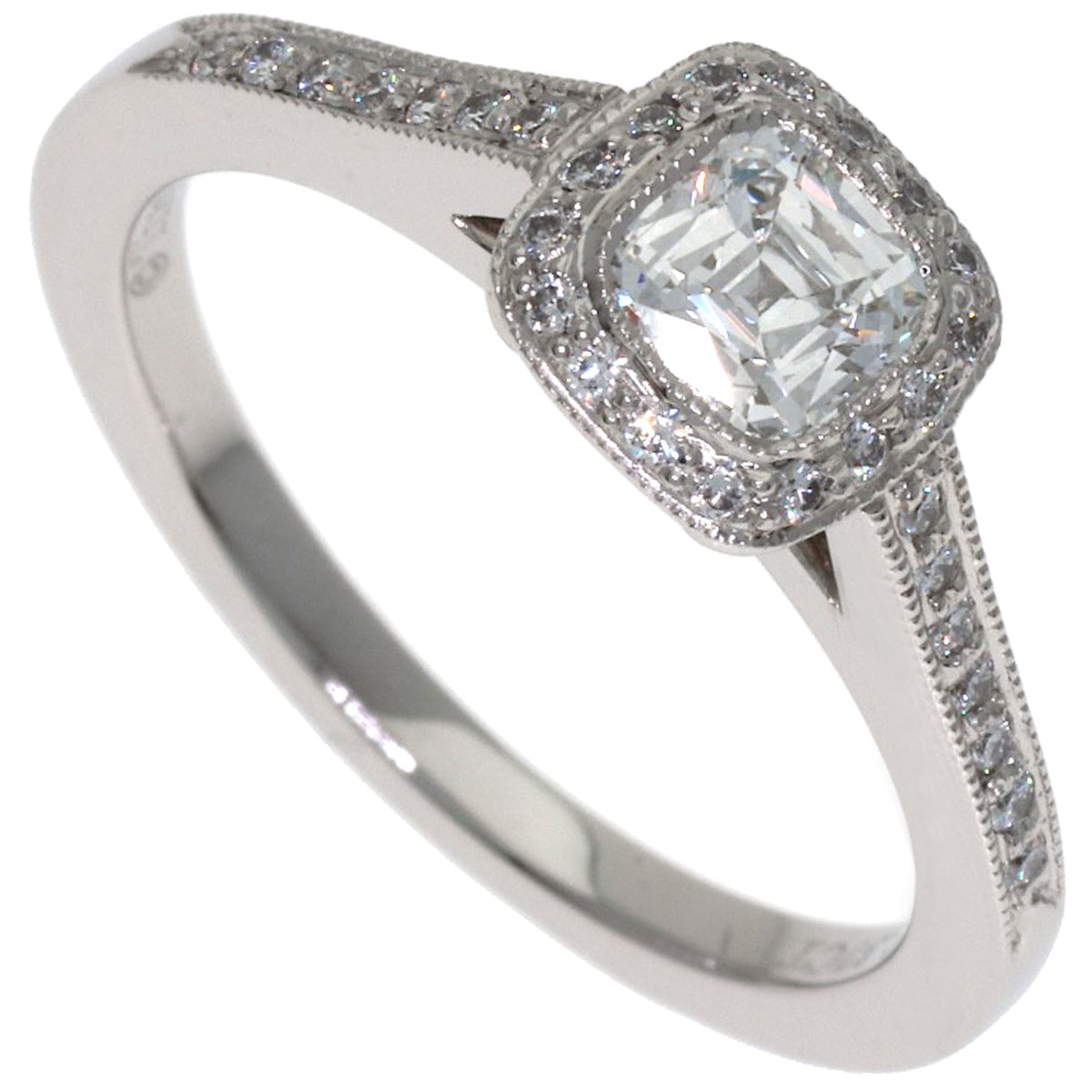 TIFFANY&Co. ティファニー レガシー ダイヤモンド リング・指輪 PT950 レディース [中古]