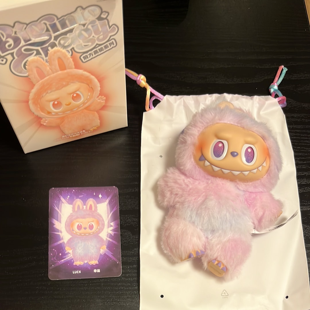 POP MART THE MONSTERS (LABUBU) Big into Energy Series Plush Pendant LUCK