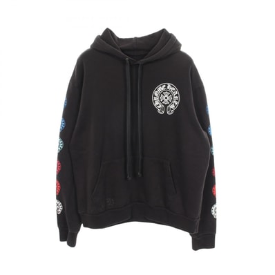 Chrome Hearts Multicolor Horseshoe Logo Hoodie "Black"