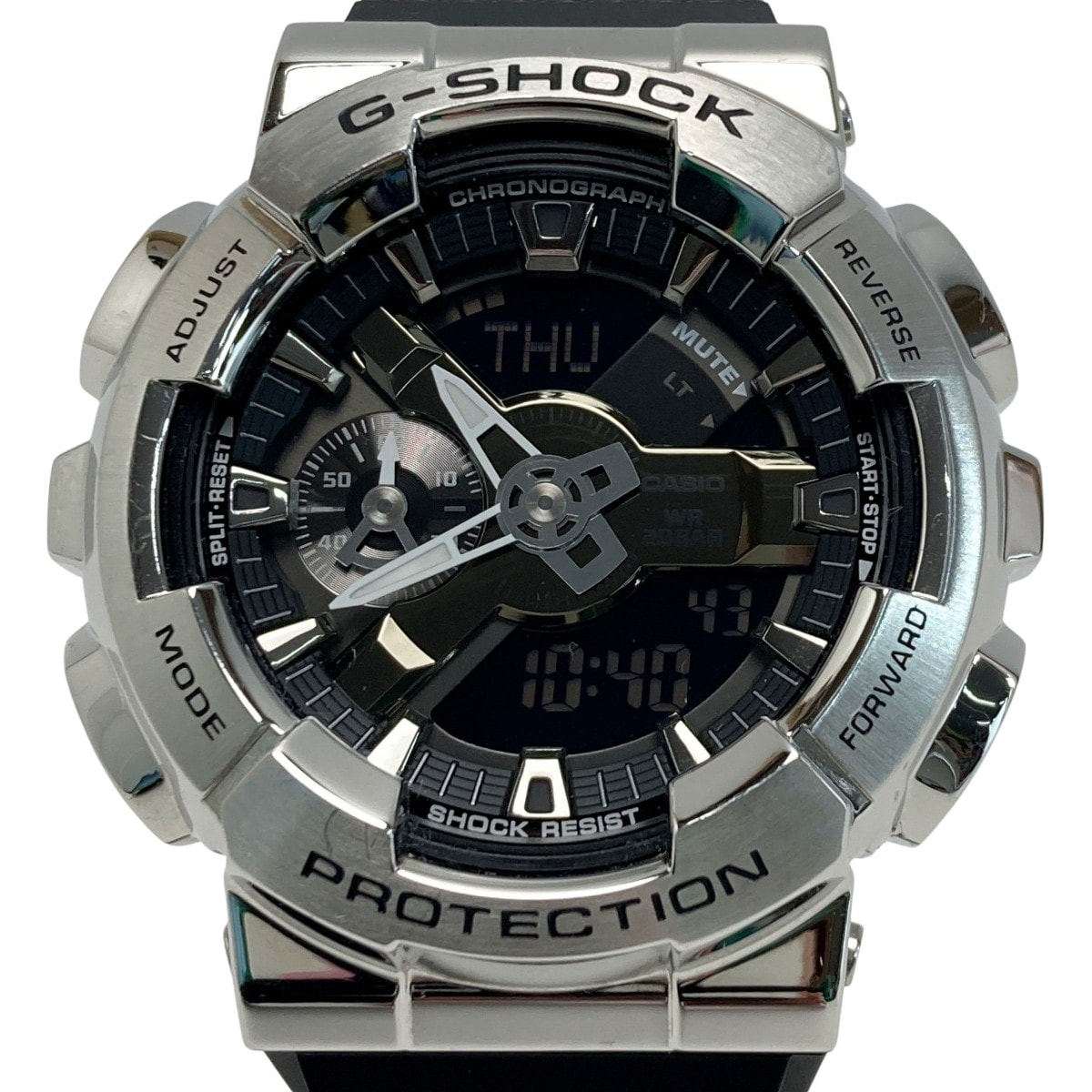☆☆CASIO カシオ G-SHOCK メタルカバード 110シリーズ アナデジ GM-110-1AJF クォーツ メンズ 腕時計