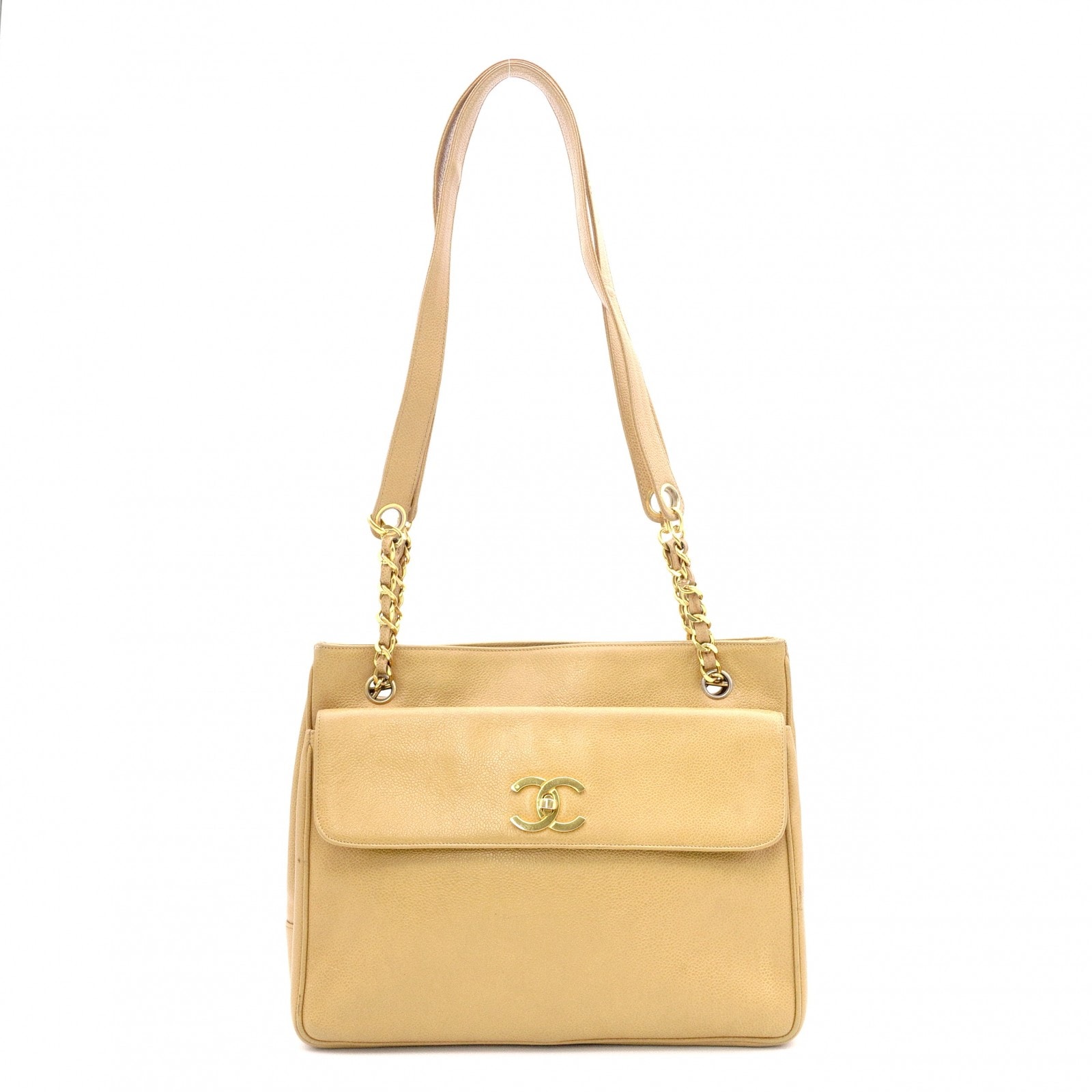 シャネルチェーン ショルダーバッグ キャビアスキンショルダーバッグ