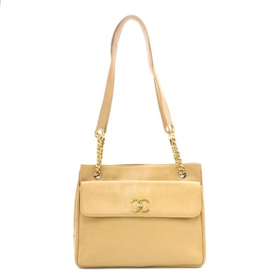 シャネルチェーン ショルダーバッグ キャビアスキンショルダーバッグ