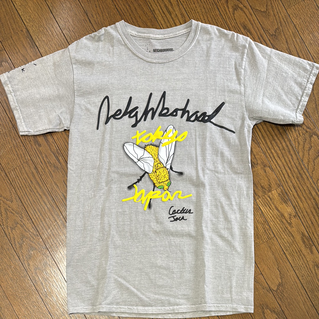 NEIGHBORHOOD Travis Scott Cactus Jack Carousel T-shirt "Grey"