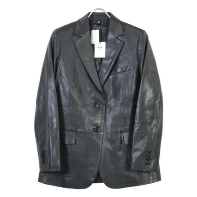 コーチ 【美品/国内正規】CQ220 ラムレザー 2Bテーラード XS