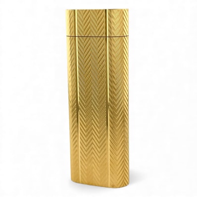 良品 カルティエ ライター ゴールド メンズ