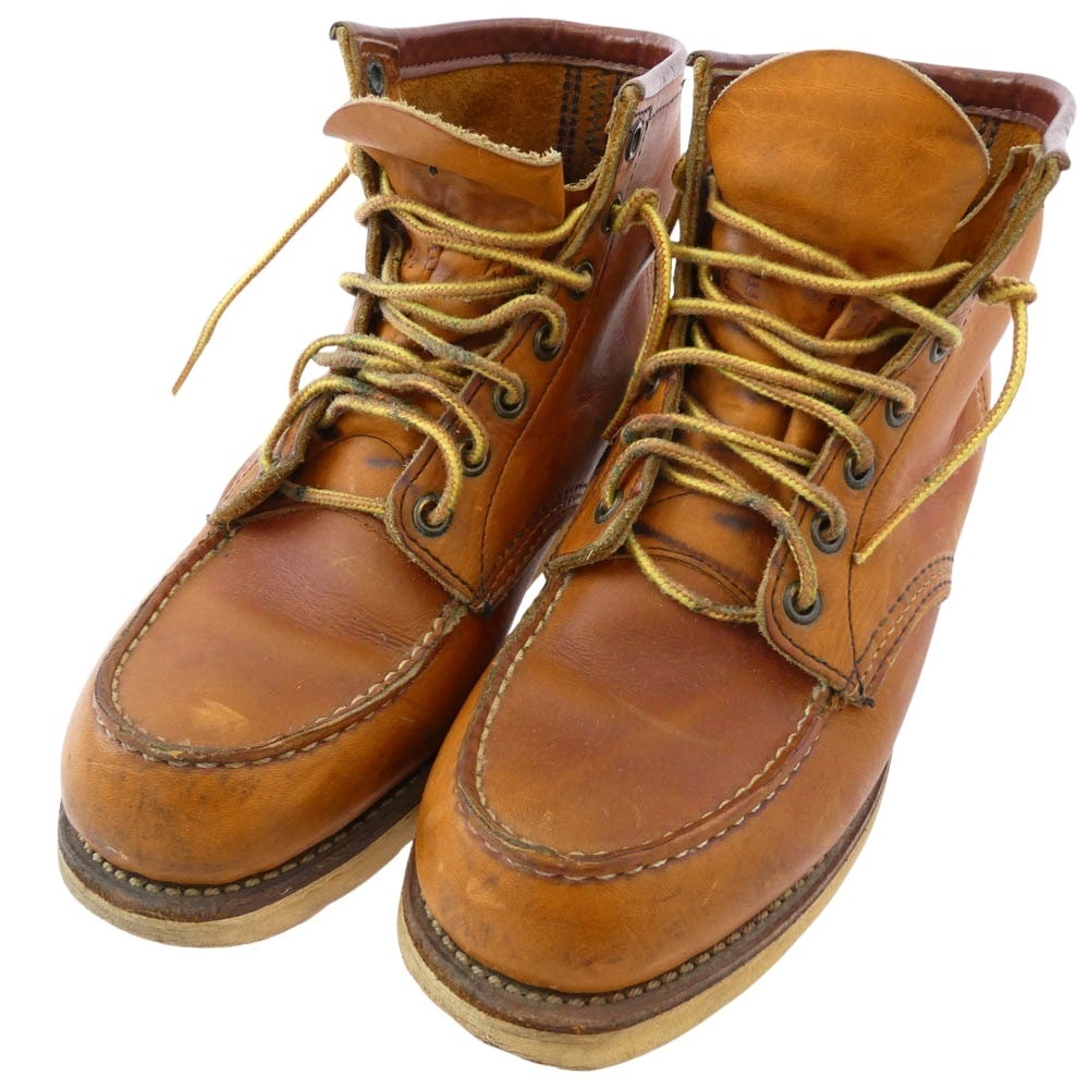 RED WING レッドウィング ブーツ 875 旧羽タグ アイリッシュセッター クラシック モックトゥ レースアップ ブーツ ブラウン系 6.5【中古】