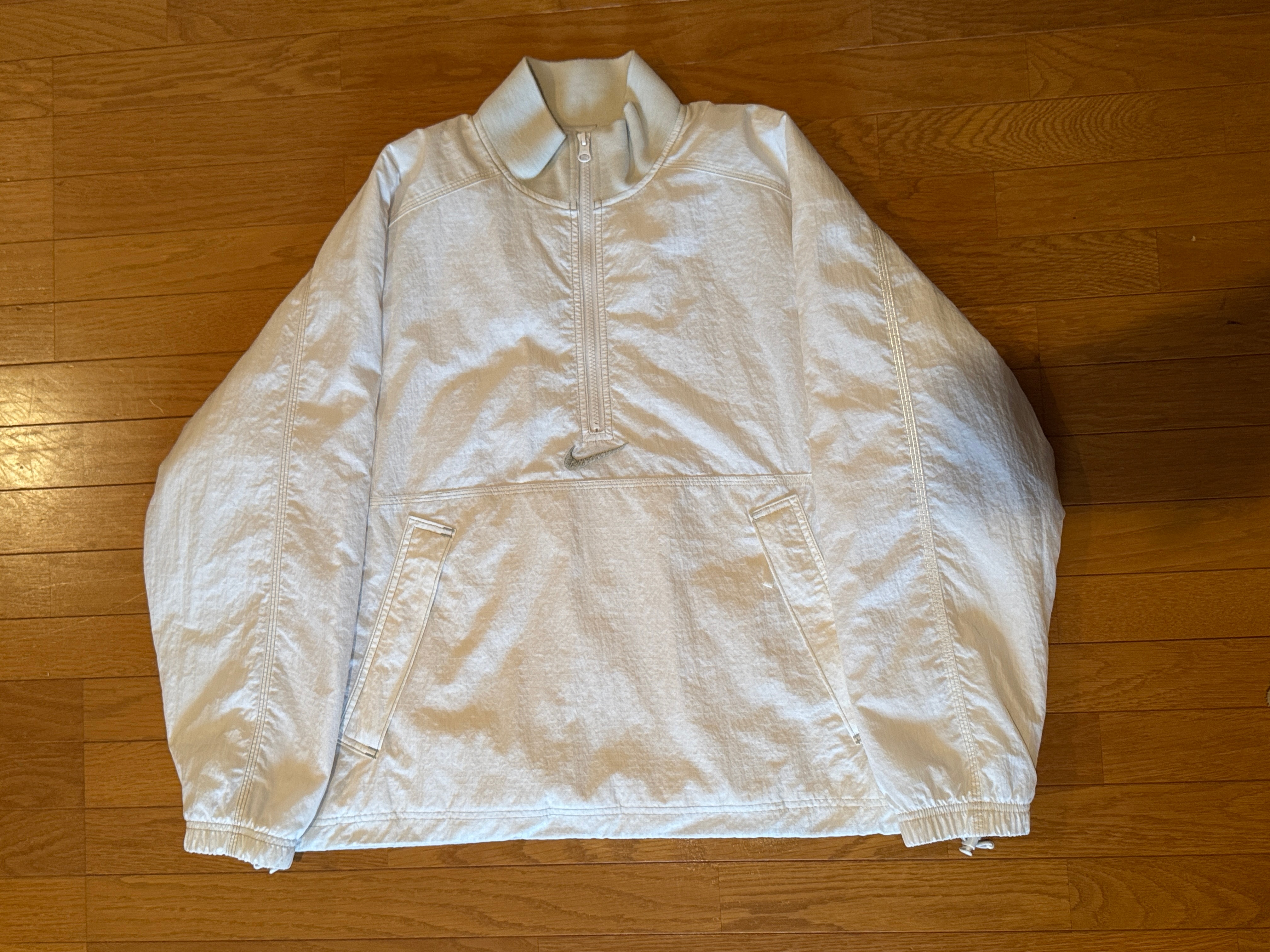 Supreme x Nike Ripstop Pullover "White"