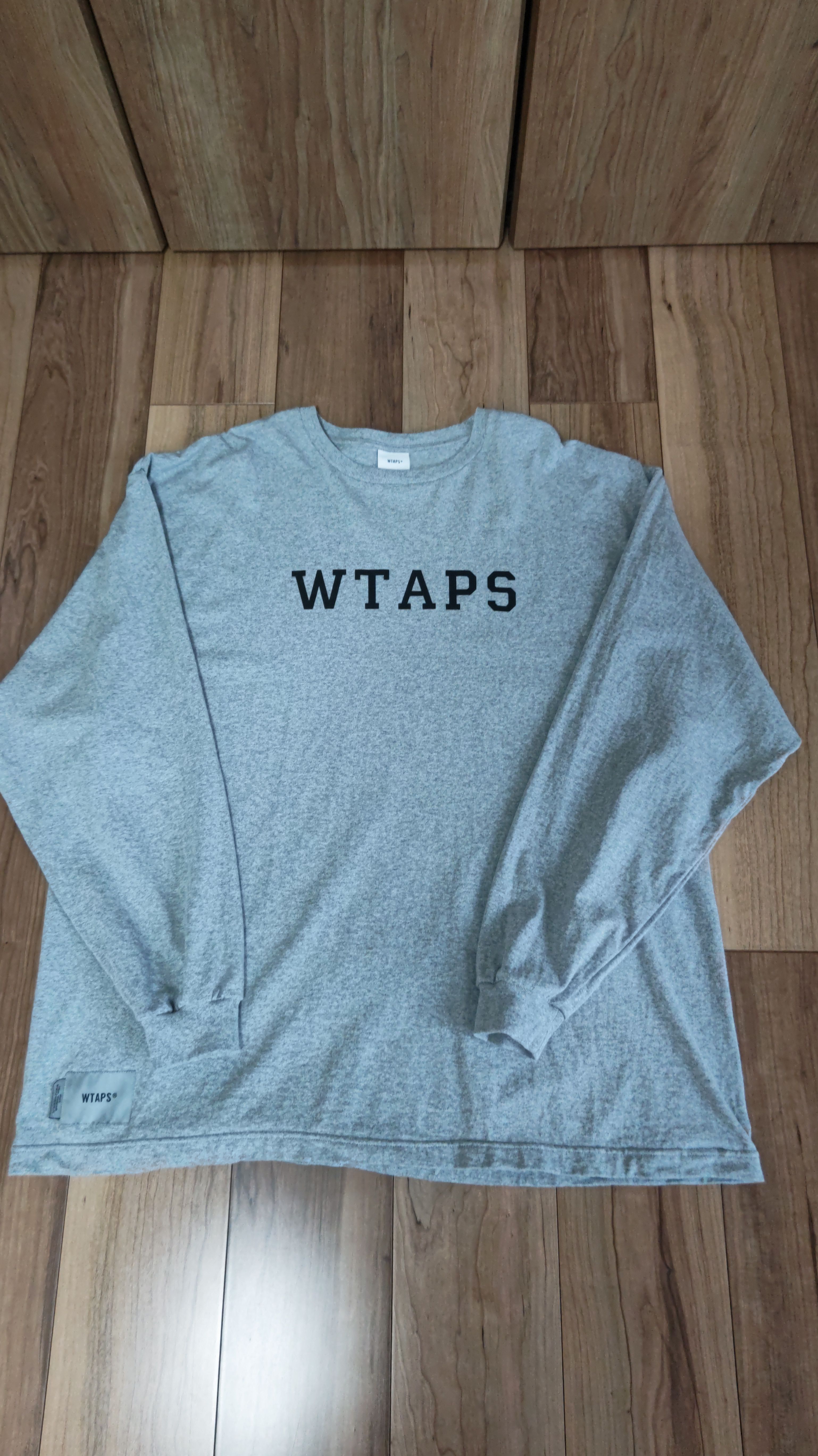 WTAPS College / LS / Cotton "Gray"