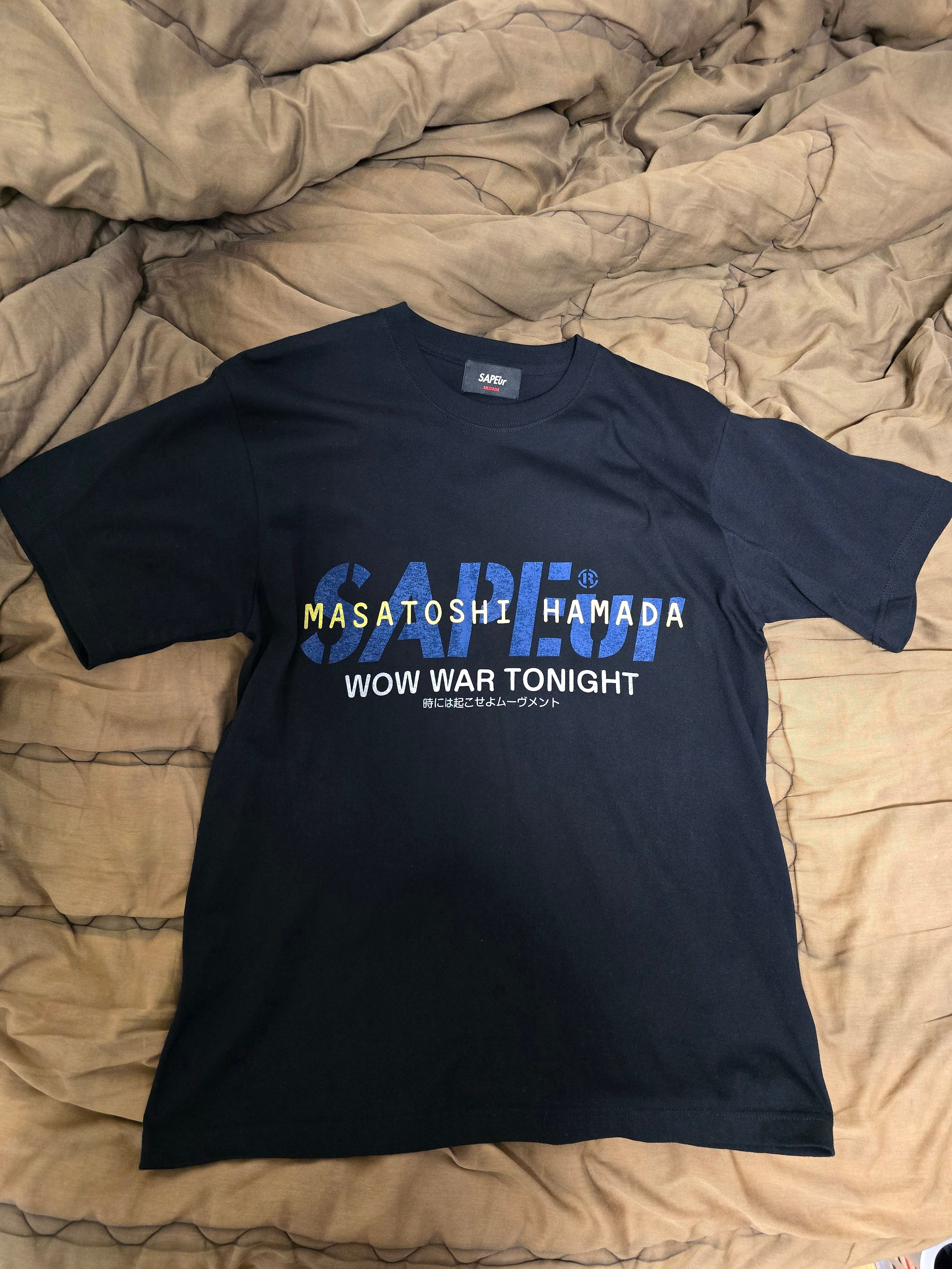 SAPEur x MASATOSHI HAMADA W.W.T S/S Tee "Black"