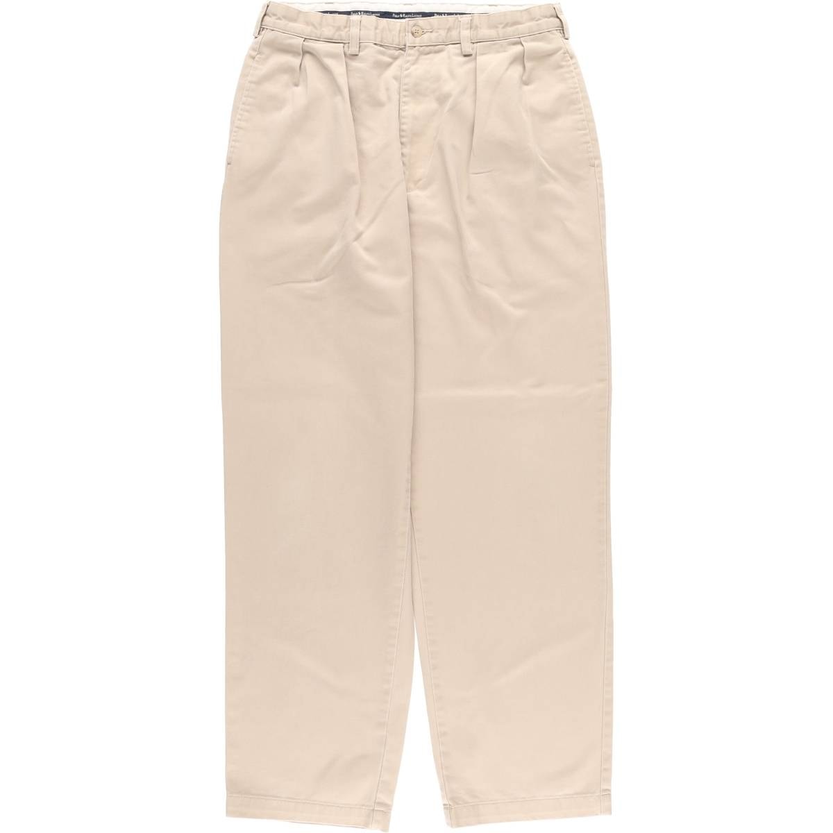 古着 ラルフローレン Ralph Lauren POLO RALPH LAUREN ツータック チノパンツ メンズw33相当/eaa617432
