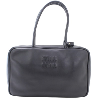 MIUMIU Leather Beau Bag "Black"
