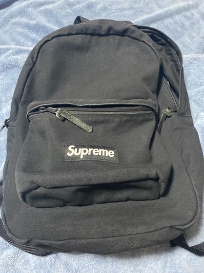 Supreme Canvas Backpack "Black"