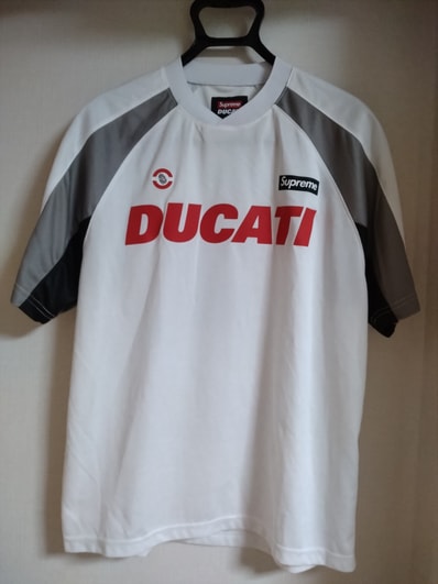 Supreme x Ducati Soccer Jersey "White"
