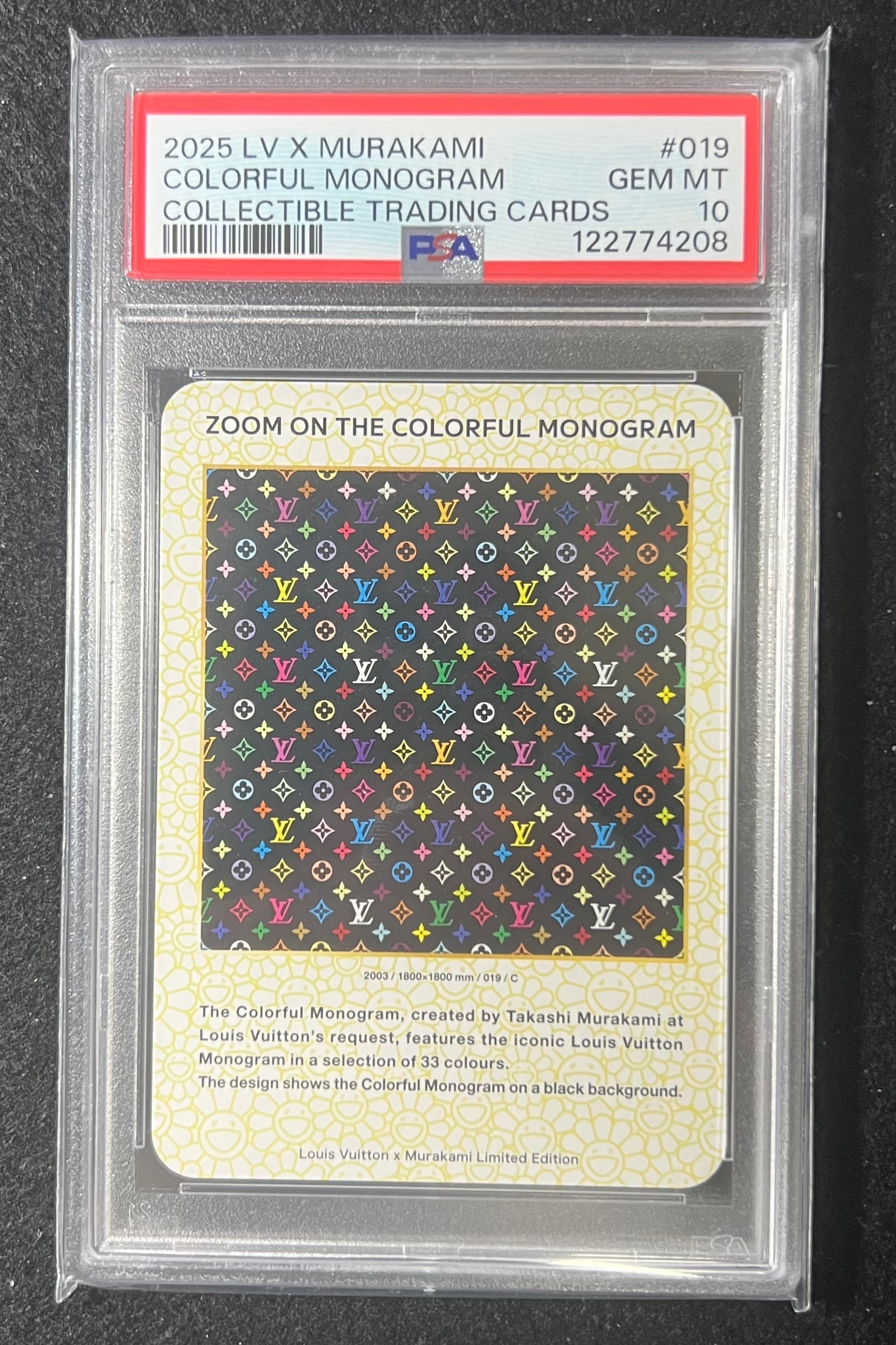 PSA10】ズームオン ザ カラフルモノグラム C [2003 / 019](ルイ