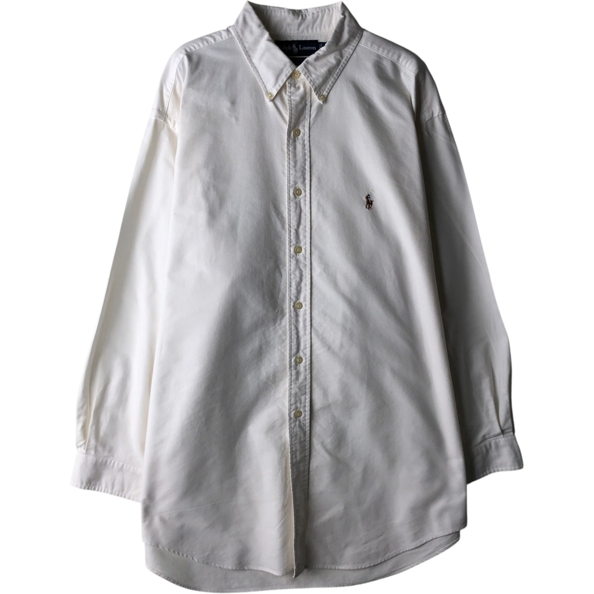 古着 ラルフローレン Ralph Lauren YARMOUTH 長袖 ボタンダウンシャツ メンズXL相当/eaa477475