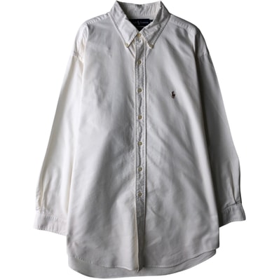 古着 ラルフローレン Ralph Lauren YARMOUTH 長袖 ボタンダウンシャツ メンズXL相当/eaa477475