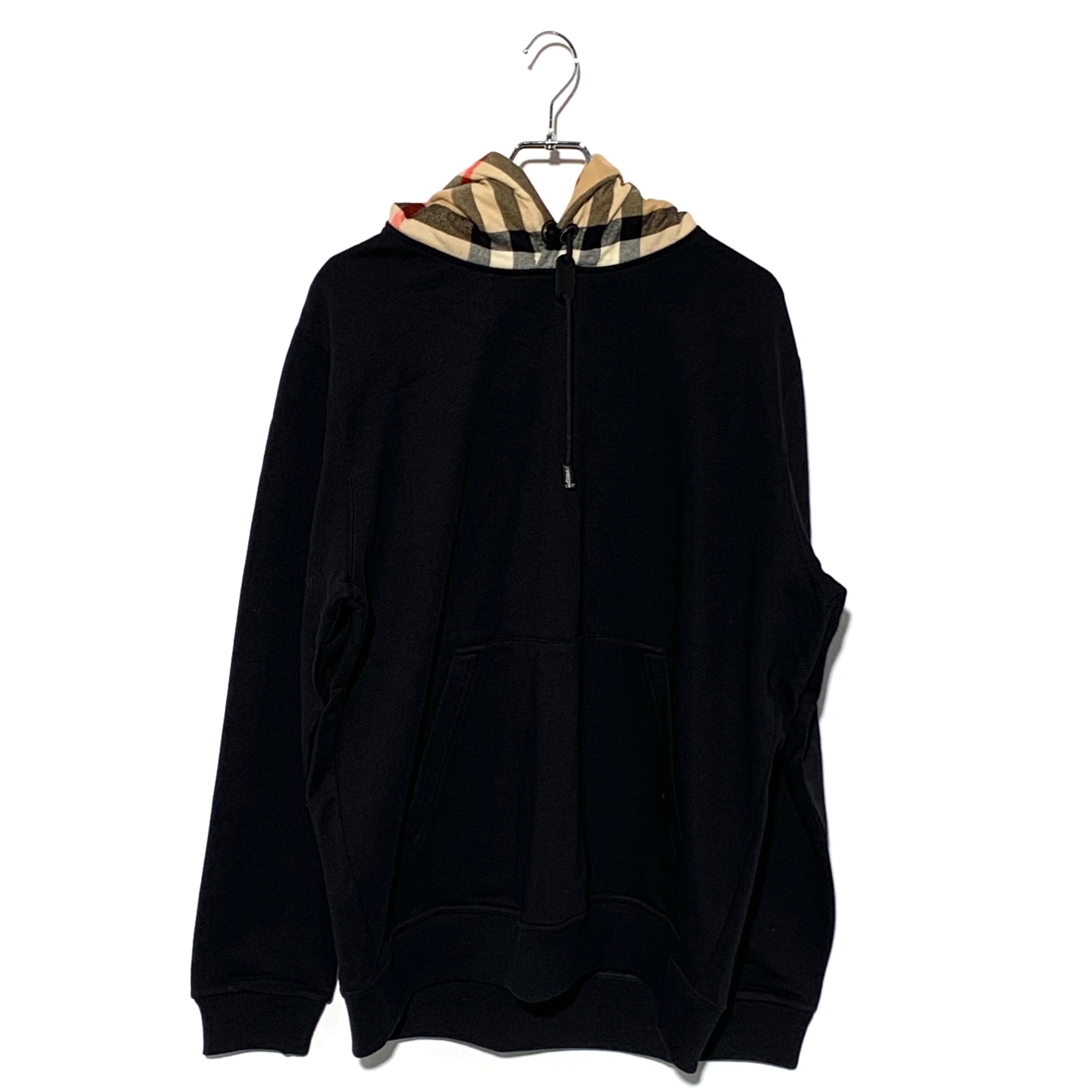 バーバリー トップス チェックコットンフーディー