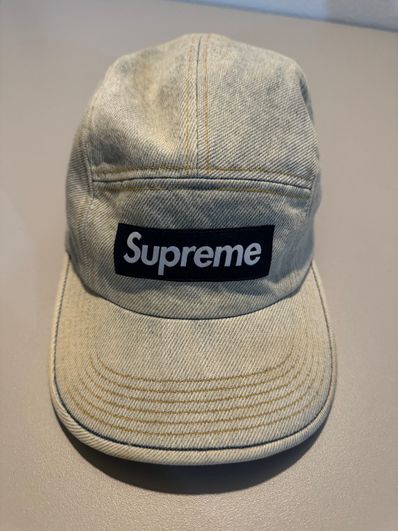 Supreme Denim Camp Cap "Dirty Indigo" (23SS)