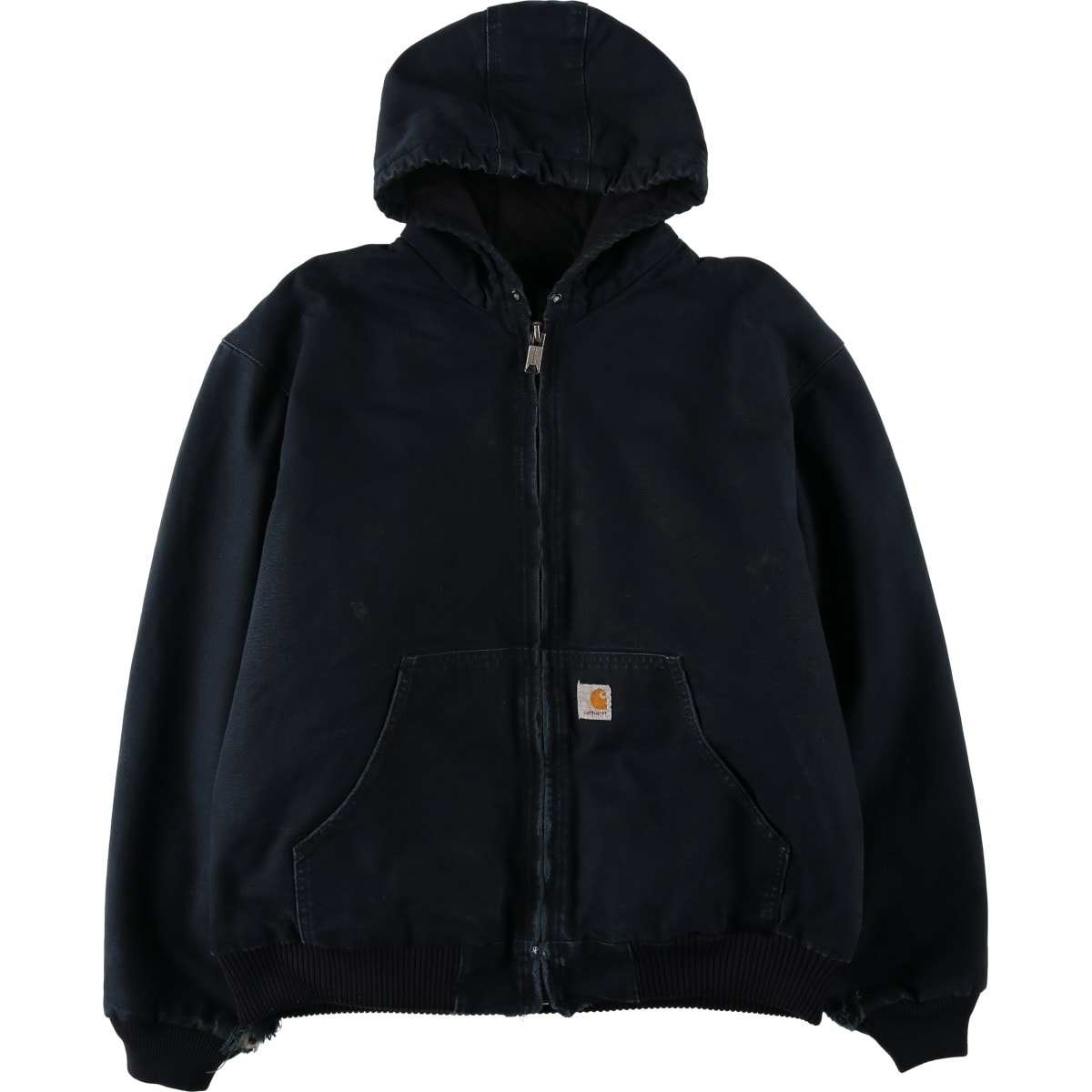 古着 カーハート Carhartt アクティブジャケット 中綿入り ダックフルジップパーカー USA製 メンズXL相当/eaa645774