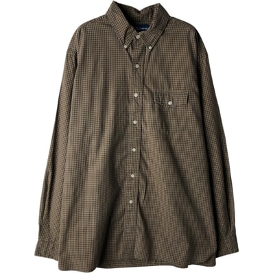 古着 ラルフローレン Ralph Lauren 長袖 ボタンダウンチェックシャツ メンズXL相当/eaa618528