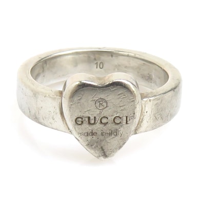 グッチ GUCCI リング・指輪 シルバー925 シルバー レディース 9.5号【中古】 h32219j
