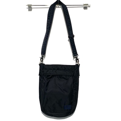 sacai × Porter TANKER Nylon Shoulder Bag Black