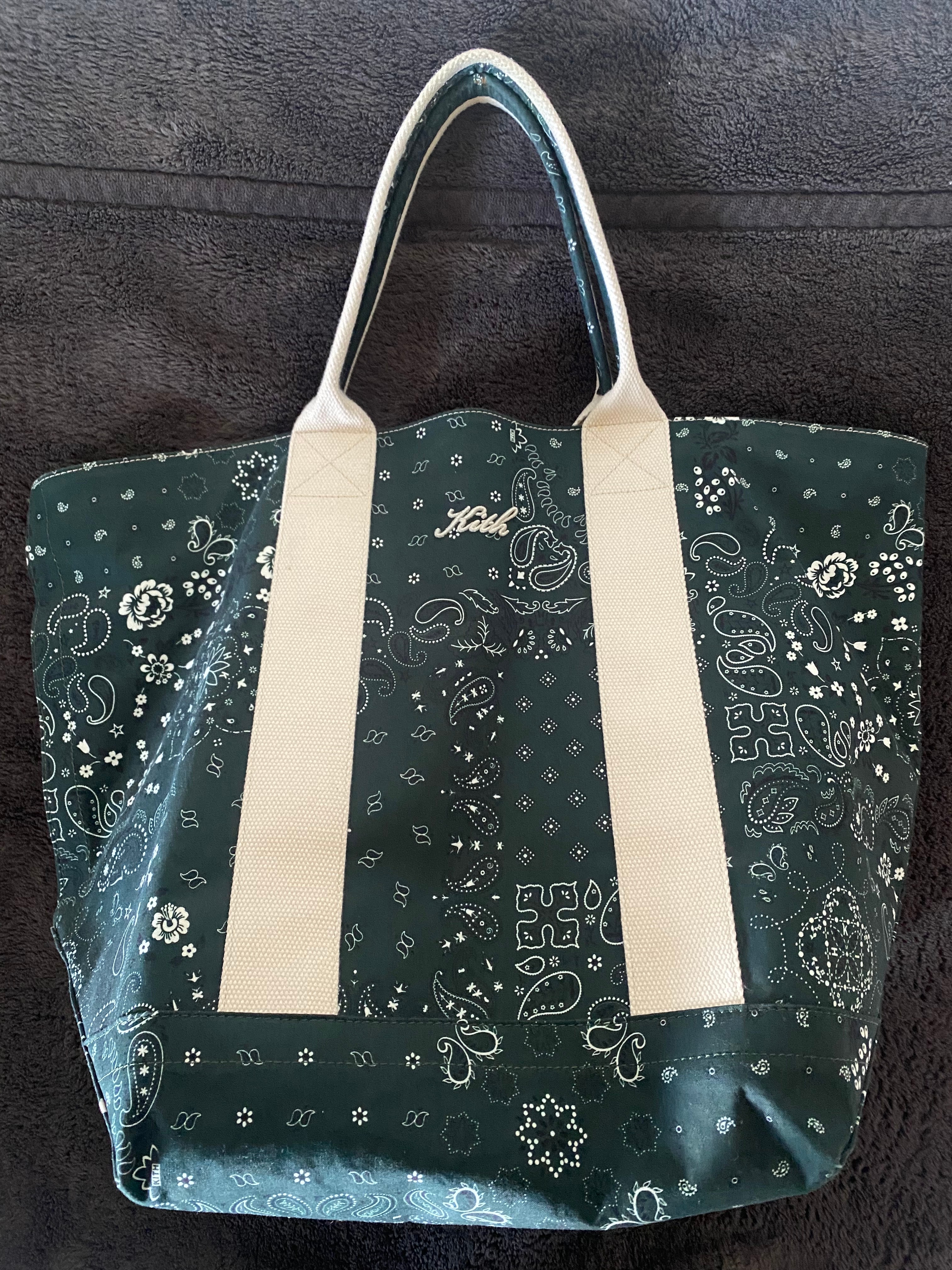 B (目立った傷や汚れなし)】キス ペイズリー トート バッグ