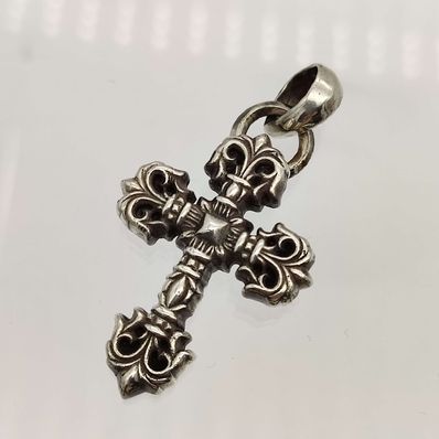 Chrome Hearts Philigree Cross Pendant XS with / Plain Bail "Silver"