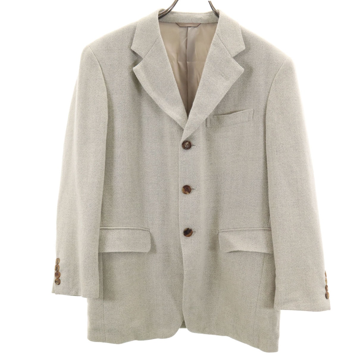 Christian Dior クリスチャンディオール 90s アルパカ オールド テーラードジャケット S グレージュ