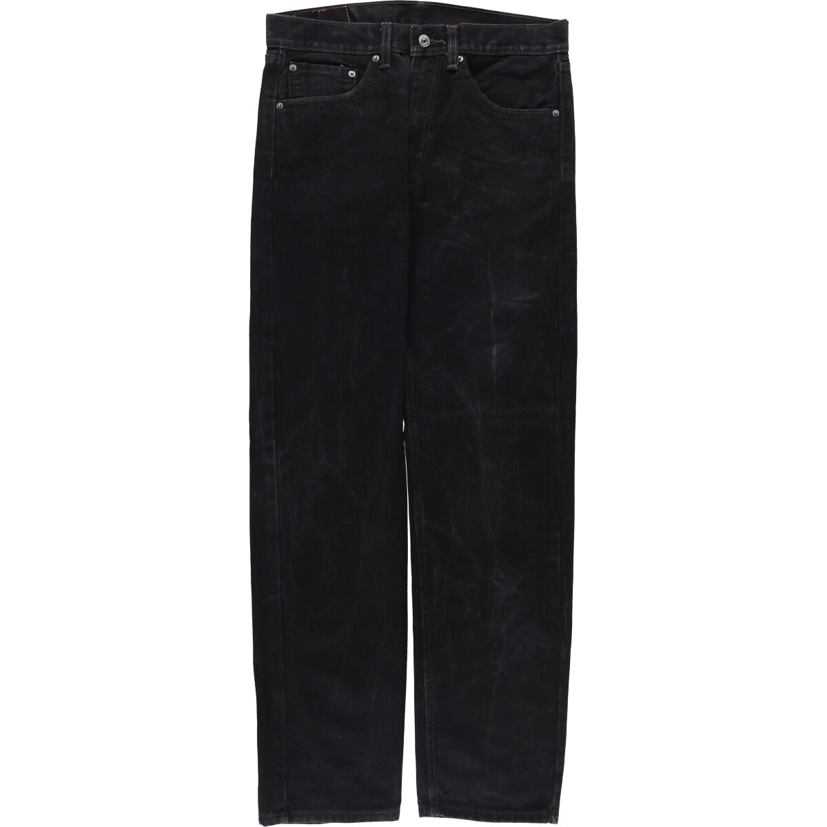 古着 リーバイス Levi's 505 ブラックデニム テーパードデニムパンツ メンズw33相当/eaa580241