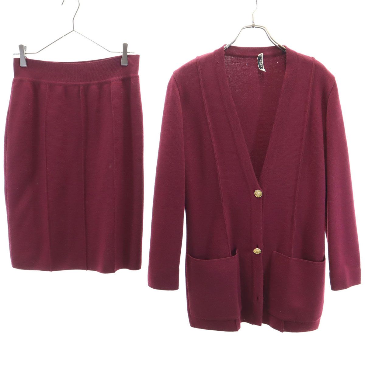 CELINE セリーヌ 80s 90s 長袖 カーディガン 上下セットアップ