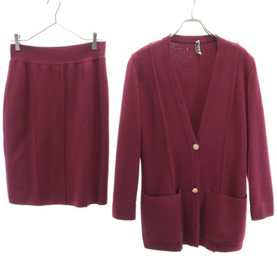 CELINE セリーヌ 80s 90s 長袖 カーディガン 上下セットアップ