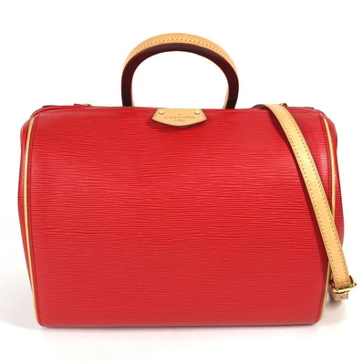 ルイヴィトン LOUIS VUITTON ドックPM M93246 エピ カバン 2WAYバッグ ショルダーバッグ 斜め掛け ミニボストンバッグ ハンドバッグ エピレザー レッド 美品