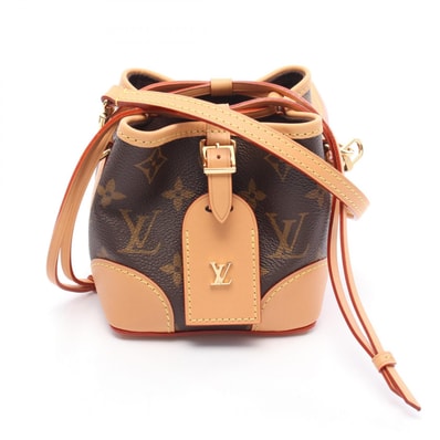 ルイ・ヴィトン LOUIS VUITTON ノエ パース ショルダーバッグ バッグ PVCコーティングキャンバス レザー モノグラム レディース ブラウン系 M57099 【中古】