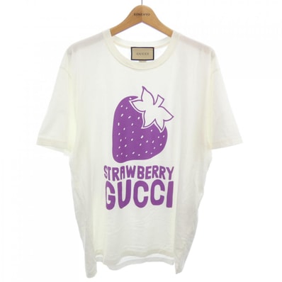 グッチ GUCCI ストロベリーグッチコットンTシャツ 548334 XJDWG Tシャツ