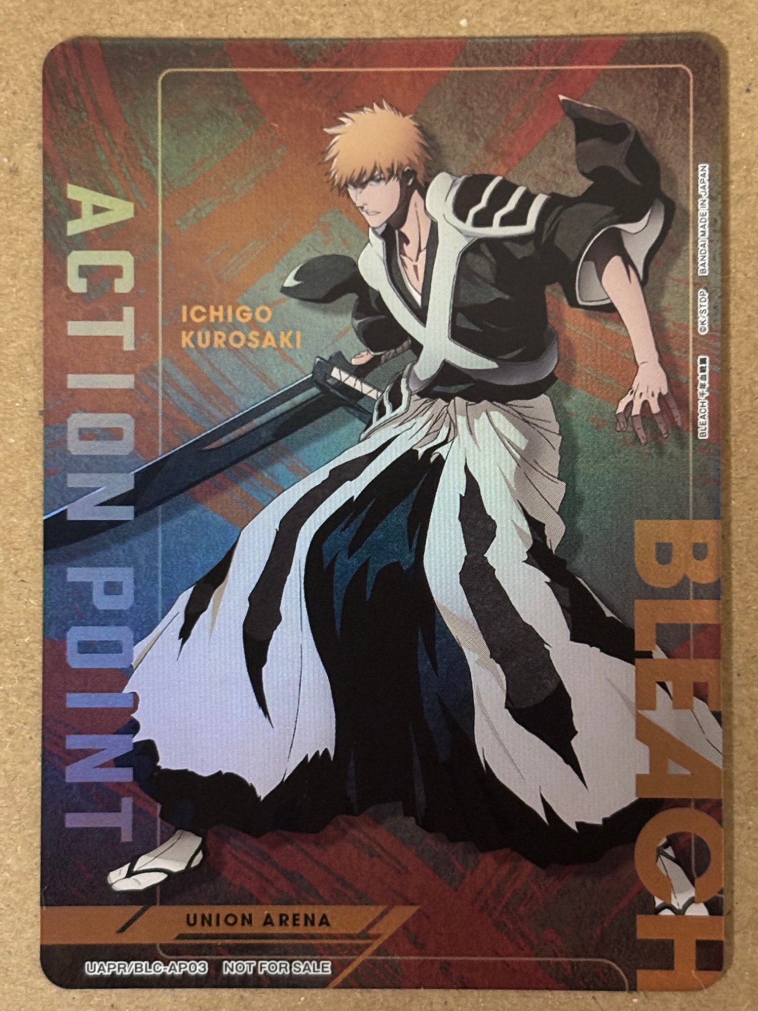 アクションポイントカード (黒崎 一護)  [UAPR-BLC-AP03](ジャンプビクトリーカーニバル 2024 来場者記念品」)