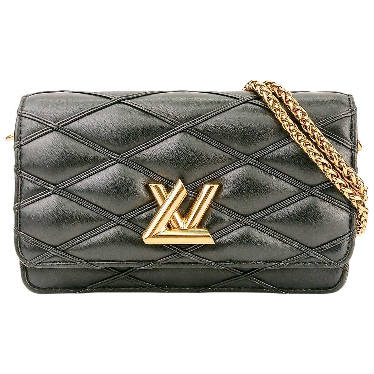 LOUIS VUITTON ルイ・ヴィトン GO-14 WOC マルタージュ チェーンウォレット チェーンショルダーバッグ ショルダーバッグ M13139 レザー ブラック ゴールド レディース【中古】