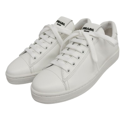 未使用品 プラダ ローカットスニーカー ホワイト レディース 36 2EG400
