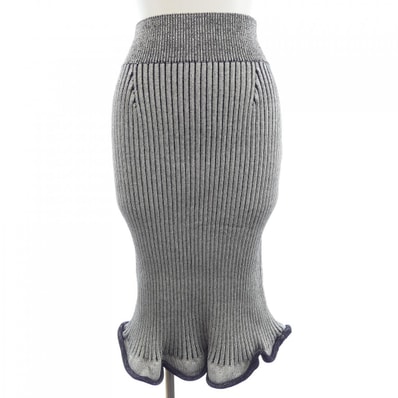 ルイヴィトン LOUIS VUITTON リブドニットトランペットヘム FMKZ98LJ3 スカート