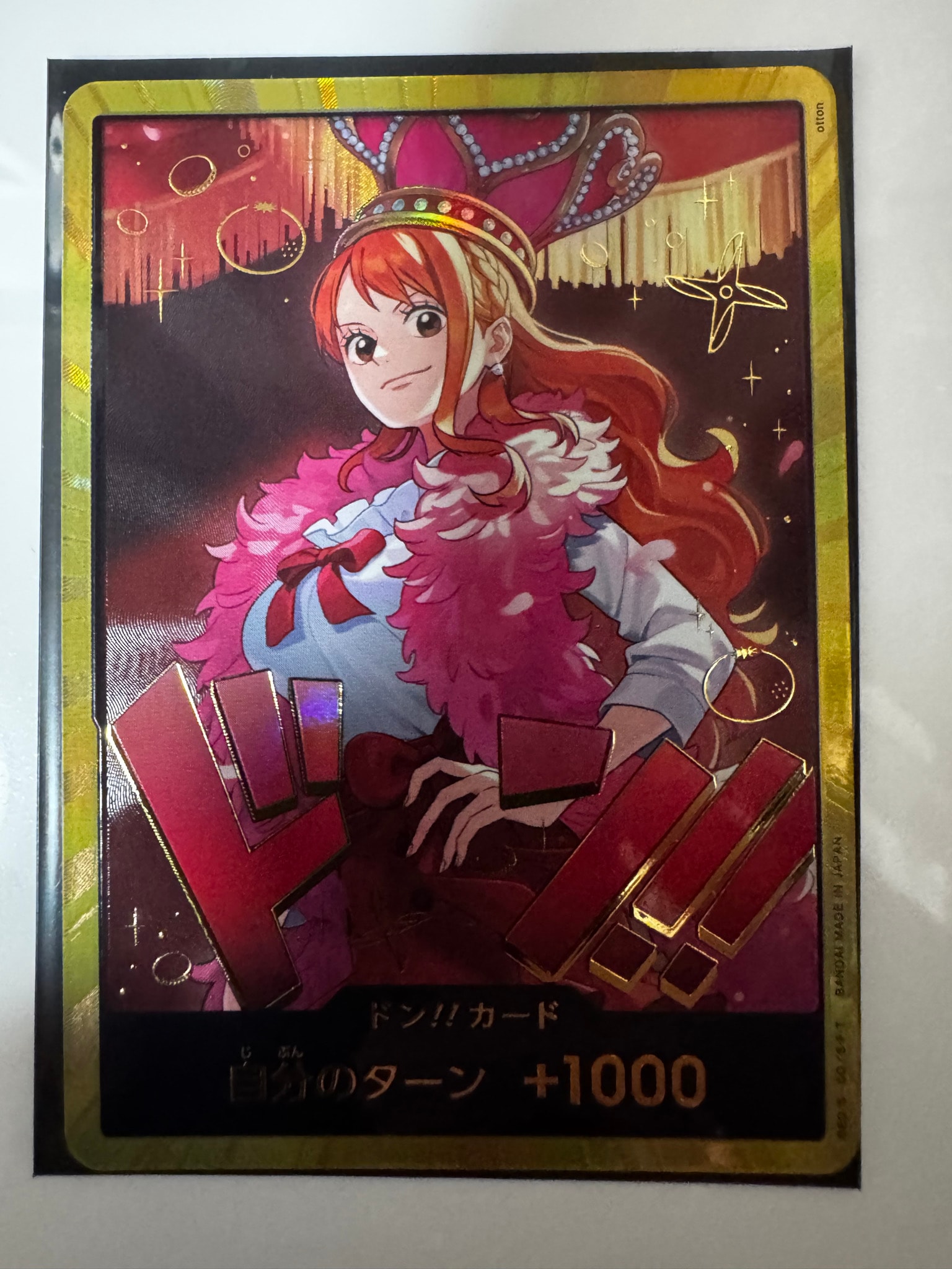 ワンピースカード ナミ スーパーパラレルドン ガールズコレクション ワンピースカード ナミ スーパーパラレルドン ガールズコレクション