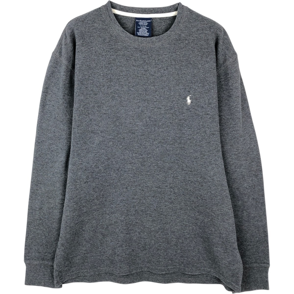 古着 ラルフローレン Ralph Lauren POLO RALPH LAUREN SLEEPWEAR サーマルロンT ワッフル メンズXL相当/eaa669420