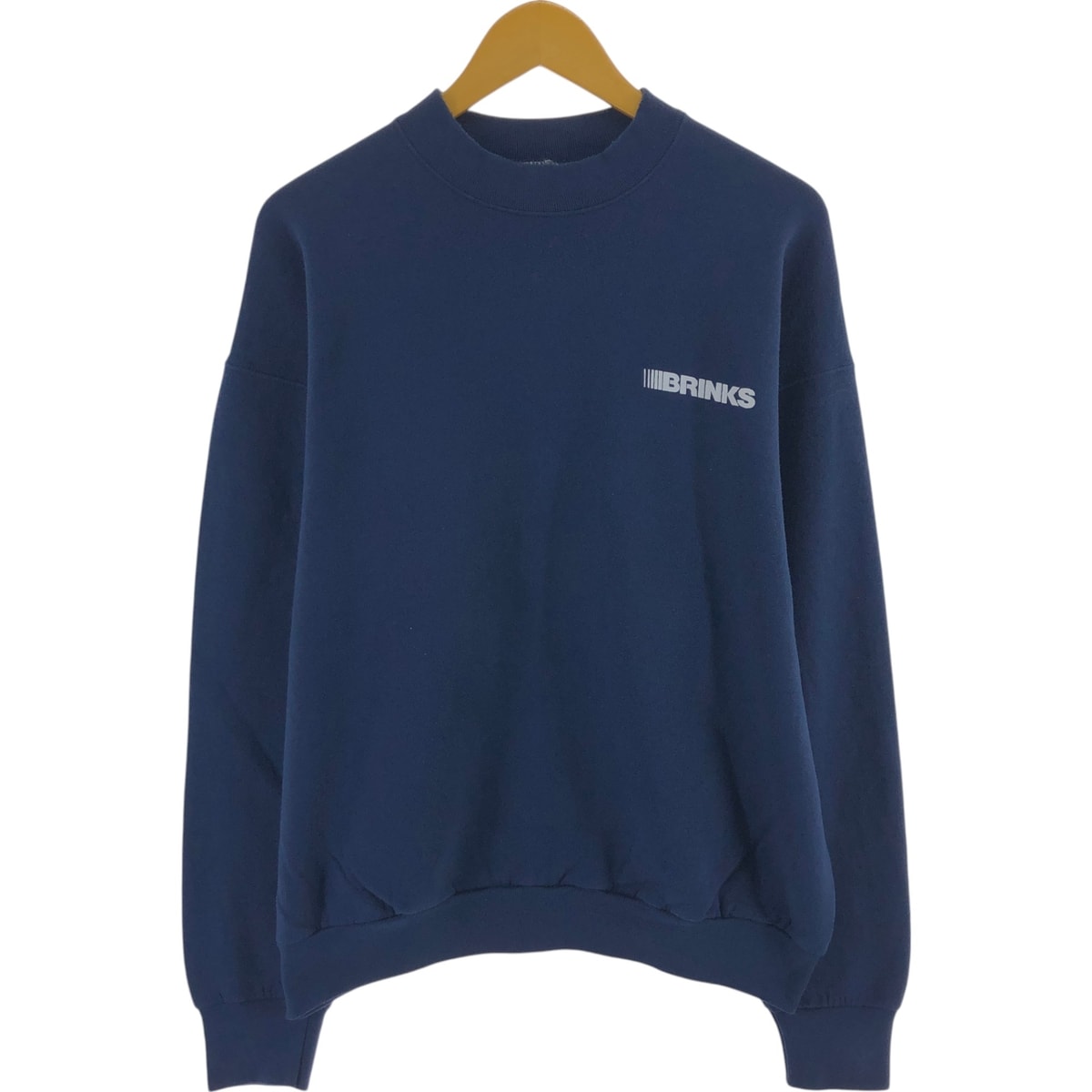 古着 90~00年代 フルーツオブザルーム FRUIT OF THE LOOM BRINKS ブリンクス バックプリント アドバタイジング スウェットシャツ トレーナー カナダ製 メンズXL相当/eaa468057