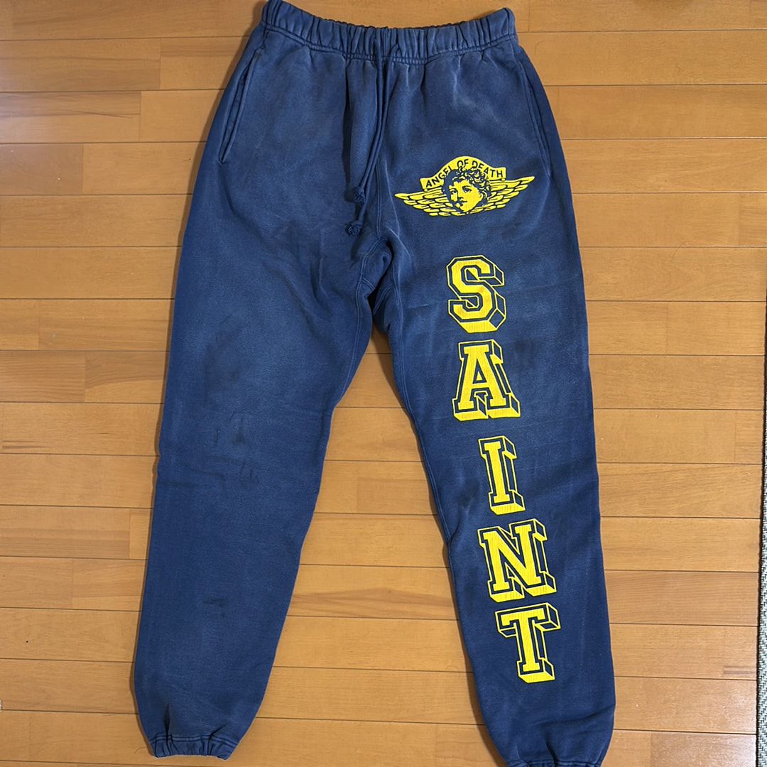 セントマイケル エンジェル スウェットパンツ ネイビー S セント  